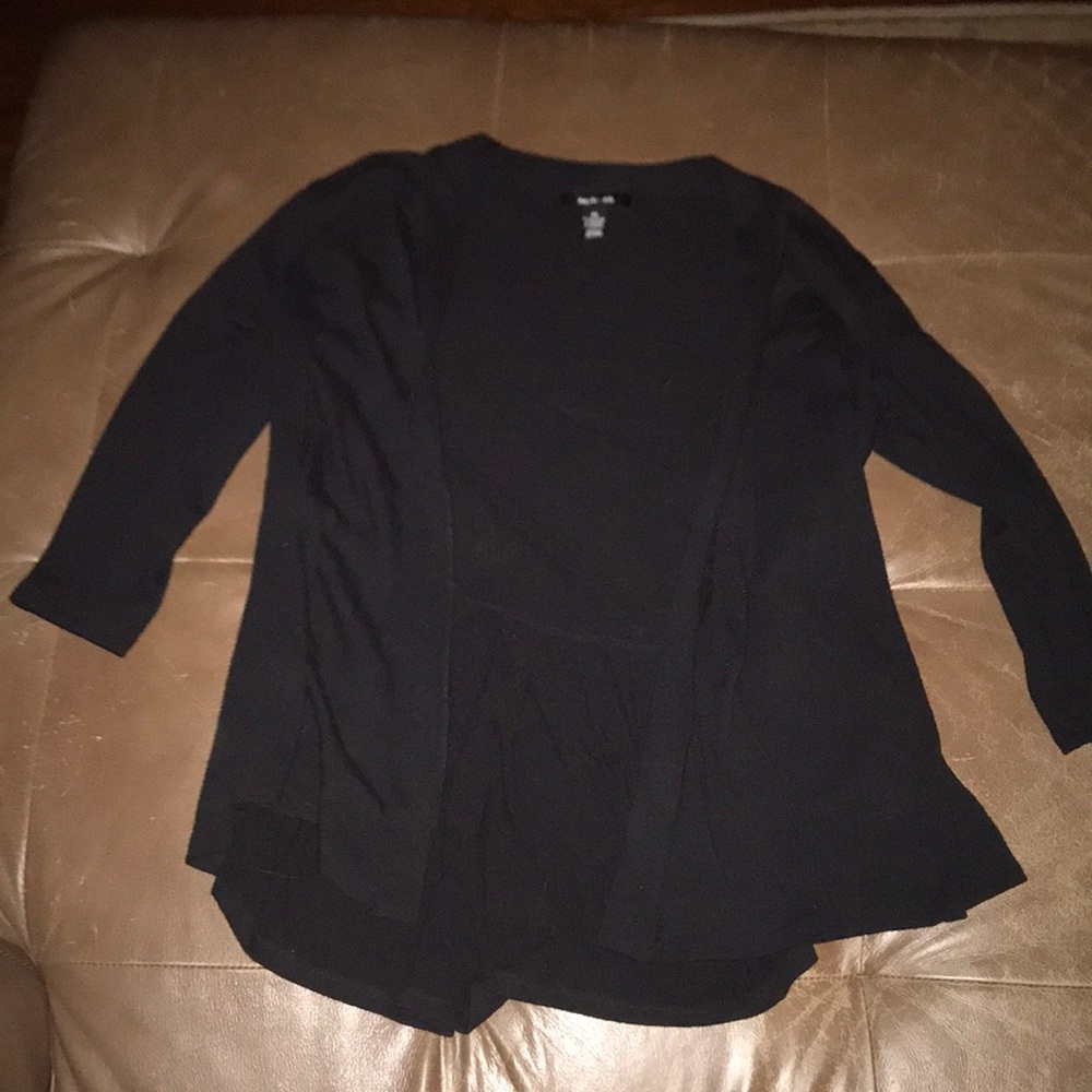 Black cardigan